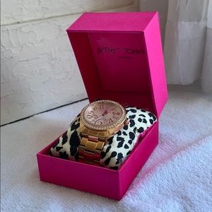Betsey Johnson Rose Gold Watch